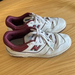 New balance 550 sea salt burgundy
